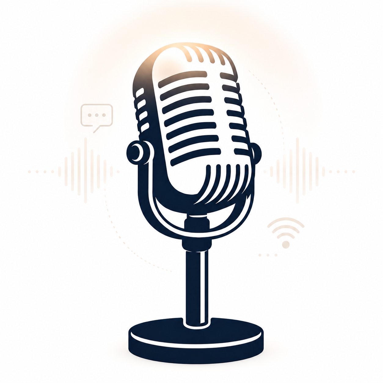First Check Live branded microphone