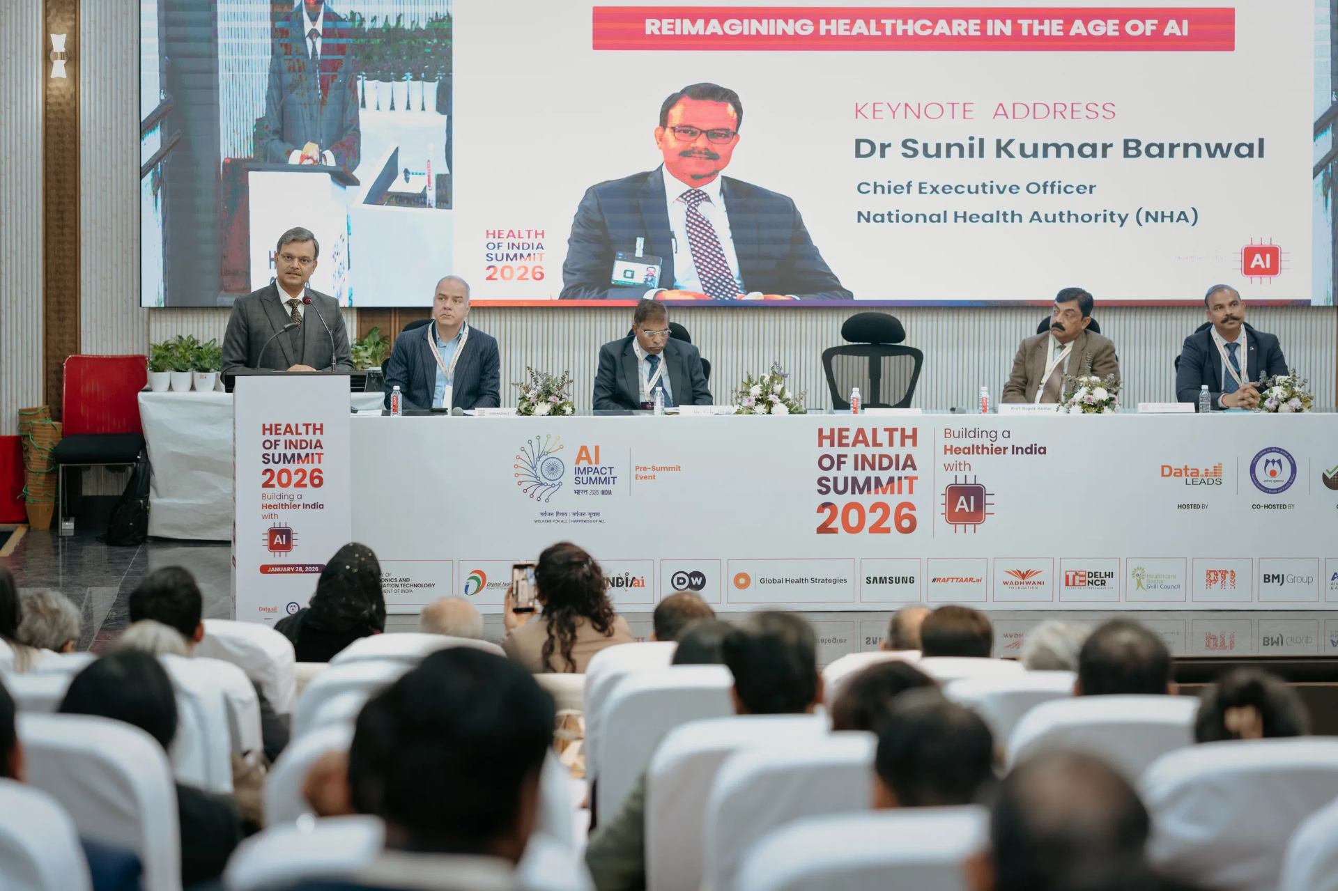 Dr Sunil Kumar Barnwal delivers keynote at Health of India Summit 2026
